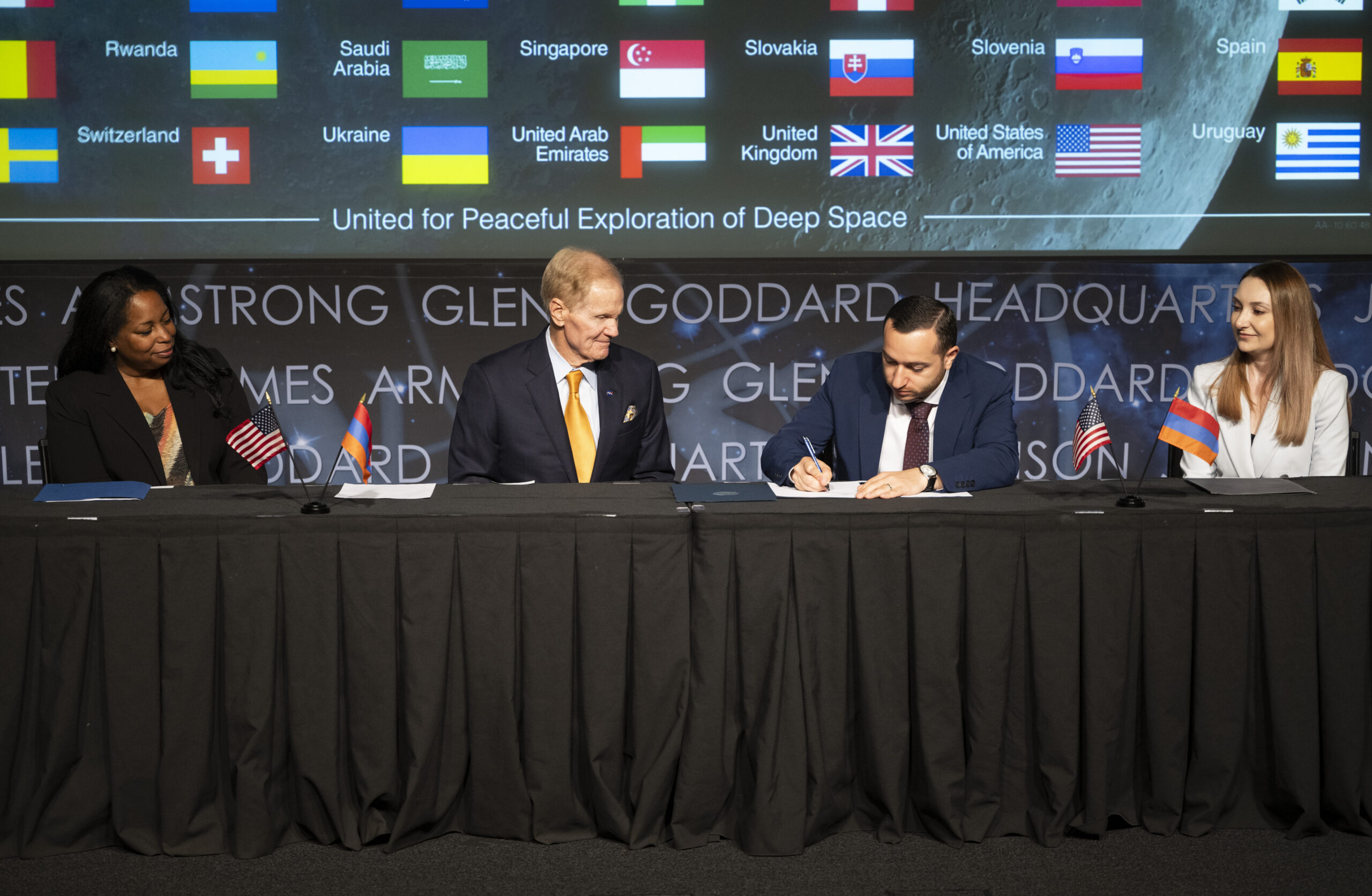 NASA welcomes Armenia as the 43rd signatory to the Artemis - NASA Agreement